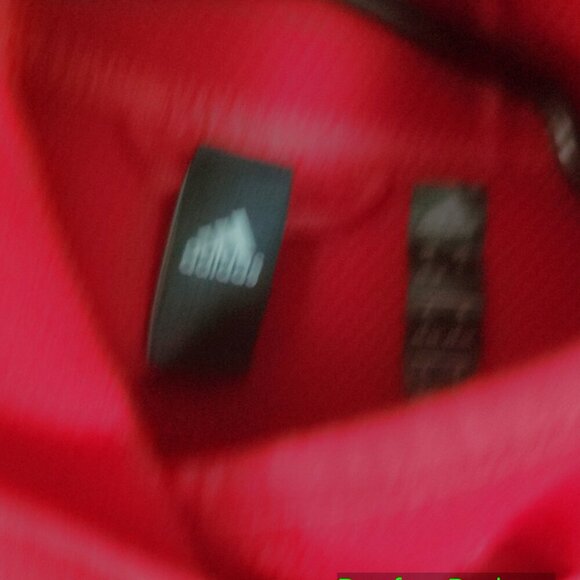 Adidas Womans Hoodie Red Vintage Size Large - Picture 6 of 8